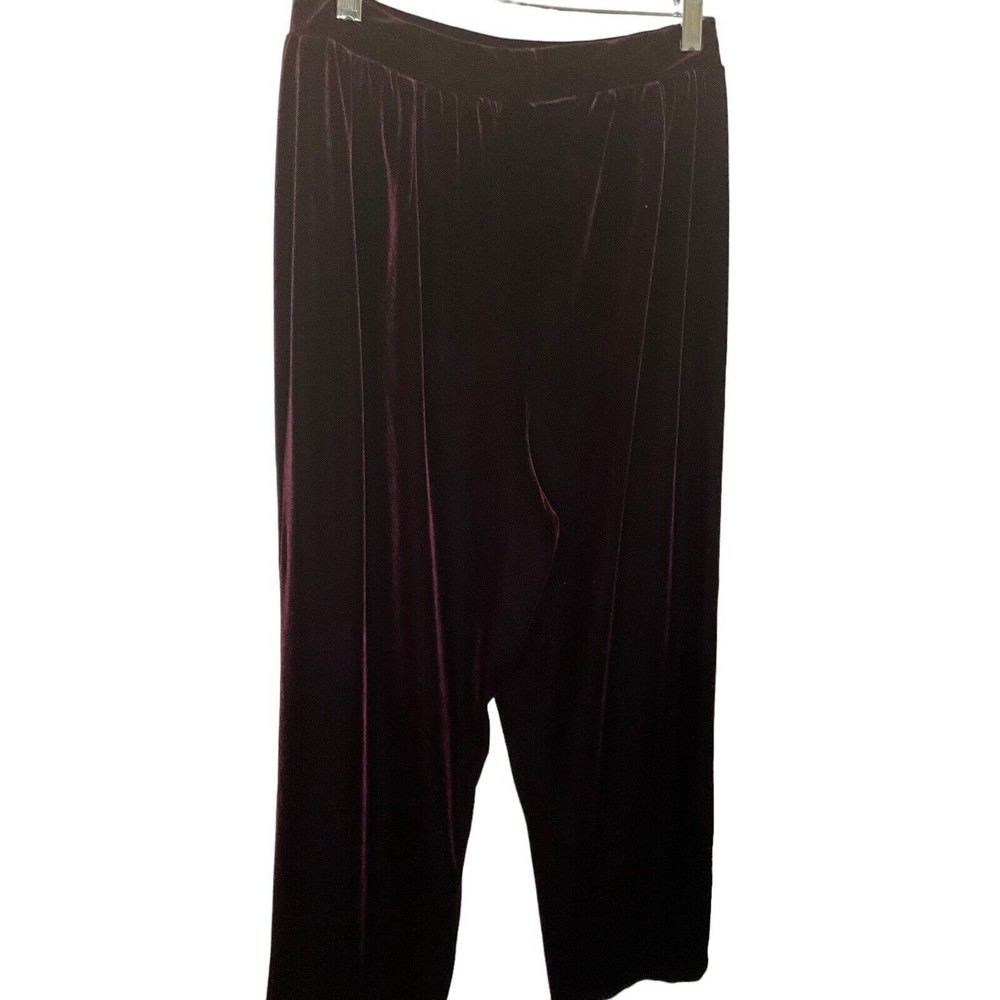 Vintage Koret Petites Medium Purple/plum Velvet Feel‎ Pants